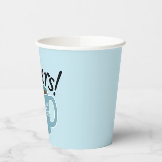 Koffie Lover - Cheers! Het is 8 uur ergens. Papieren Bekers (Links)