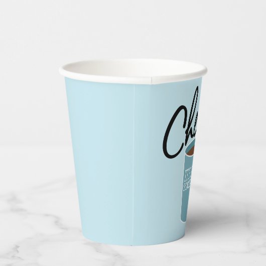 Koffie Lover - Cheers! Het is 8 uur ergens. Papieren Bekers (Rechts)