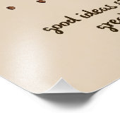 Koffie Lover Coffee Owl Foto Afdruk (Hoek)