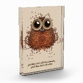 Koffie Lover Coffee Owl Fotoblokken (Links)