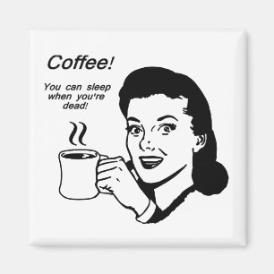 Koffie Lover Funny 2-inch Square Magnet