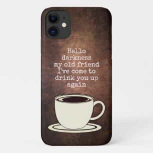 koffie Lover Funny Quote Hoesje-Mate iPhone Case-Mate iPhone Case