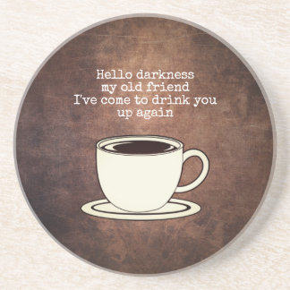 Koffie Lover Funny Quote Onderzetter