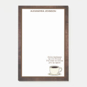  koffie Lover Funny Quote Post-it Notes (Voorkant)
