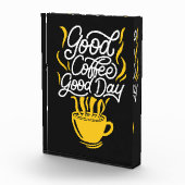 Koffie Lover Good Coffee Good Day Fotoblokken (Rechts)