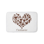 Koffie Lover Heart Thunder_Cove Badmat (Voorkant)