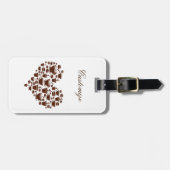 Koffie Lover Heart Thunder_Cove Bagagelabel (Voorkant horizontaal)