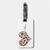 Koffie Lover Heart Thunder_Cove Bagagelabel (Achterkant verticaal)