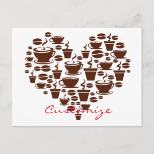 Koffie Lover Heart Thunder_Cove Briefkaart