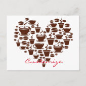 Koffie Lover Heart Thunder_Cove Briefkaart (Voorkant)