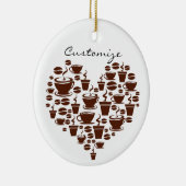 Koffie Lover Heart Thunder_Cove Keramisch Ornament (Rechts)