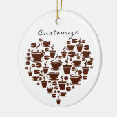 Koffie Lover Heart Thunder_Cove Keramisch Ornament (Links)