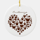 Koffie Lover Heart Thunder_Cove Keramisch Ornament (Achterkant)