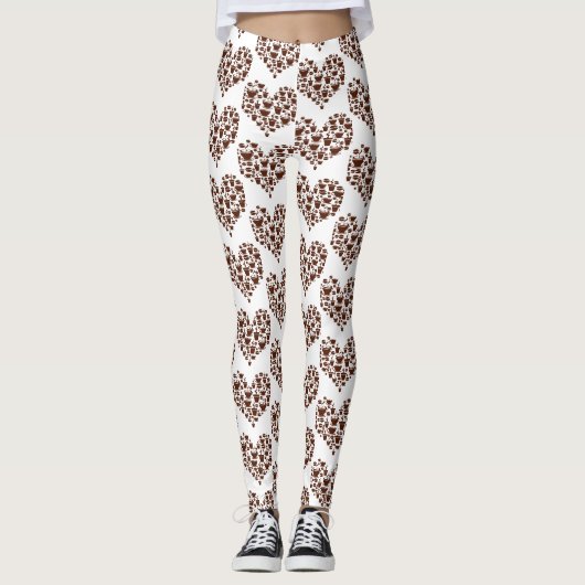 Koffie Lover Heart Thunder_Cove Leggings (Voorkant)
