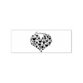 Koffie Lover Heart Thunder_Cove Rubberstempel (Gestempeld)