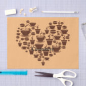 Koffie Lover Heart Thunder_Cove Tissuepapier (Craft)
