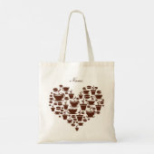 Koffie Lover Heart Thunder_Cove Tote Bag (Achterkant)