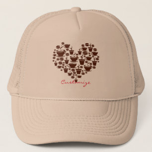 Koffie Lover Heart Thunder_Cove Trucker Pet