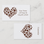 Koffie Lover Heart Thunder_Cove Visitekaartje (Voorkant / Achterkant)