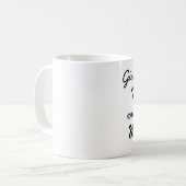 Koffie Lover Hug met een Mok Quote Retro Mok (Voorkant links)