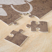 Koffie Lover in koffie vertrouwen we Legpuzzel (Zijkant)