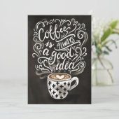 Koffie Lover Koffie op weg Goede ideeën Kaart (Staand voorkant)