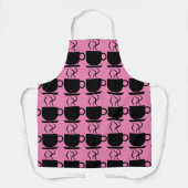 KOFFIE LOVER PINK KITCHEN SCHORT (Voorkant)