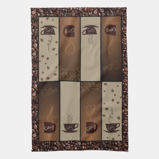 Koffie Lovers Kitchen Towel Theedoek (Verticaal)