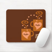 Koffie Lovers mousepad, aanpassen Muismat (Met muis)