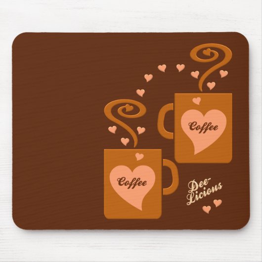 Koffie Lovers mousepad, aanpassen Muismat (Voorkant)
