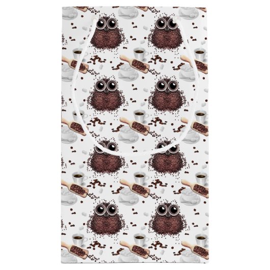 Koffie Lovers Night Owl Klein Cadeauzakje (Achterkant)