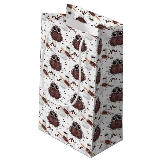 Koffie Lovers Night Owl Klein Cadeauzakje (Achterkant Gekanteld)