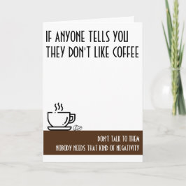 Koffie Lover's Standard Brown Birthday Kaart