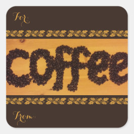 Koffie Lover's Sticker van RoseWrites