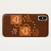 Koffie Lovers-telefoongevallen Case-Mate iPhone Case (Achterkant (horizontaal))