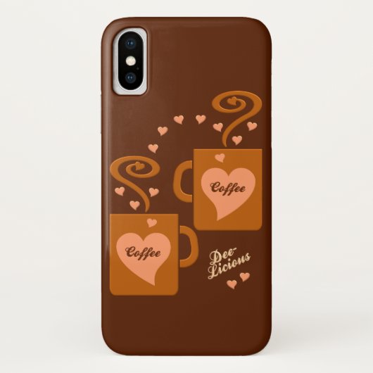 Koffie Lovers-telefoongevallen Case-Mate iPhone Case (Achterkant)