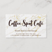 Koffie Loyalty's Visitekaartje (Voorkant)