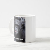Koffie maak me poep koffiemok (Voorkant links)