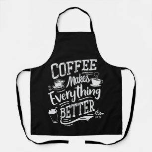 Koffie maakt alles beter - Barista Apron Schort