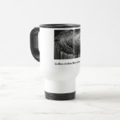 "Koffie maakt de wereld rond" Mok (Voorkant links)