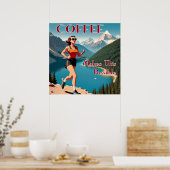 Koffie Maakt Deze Hardloop Mogelijk Poster (Keuken)