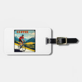 Koffie maakt dit mogelijk fietsen bagagelabel (Voorkant horizontaal)