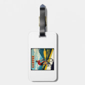 Koffie maakt dit mogelijk fietsen bagagelabel (Achterkant verticaal)