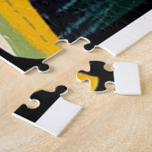 Koffie maakt dit mogelijk fietsen legpuzzel (Zijkant)