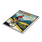 Koffie maakt dit mogelijk fietsen tegeltje (Zijkant)