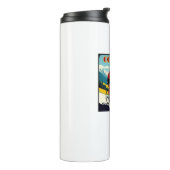 Koffie maakt dit mogelijk fietsen thermosbeker (Gedraaid links)