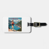 Koffie maakt dit rennen mogelijk bagagelabel (Voorkant horizontaal)