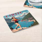 Koffie maakt dit rennen mogelijk kartonnen onderzetters (Schuin)