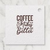 Koffie maakt het leven beter bedankjes labels (Achterkant)