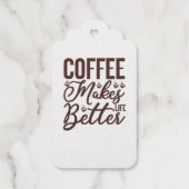 Koffie maakt het leven beter cadeaulabels (Achterkant)